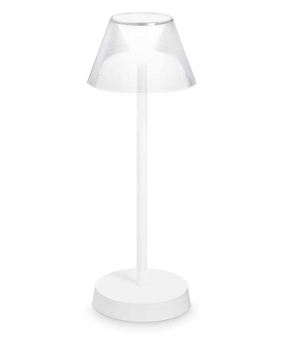 Настільна лампа Ideal Lux 250281 Lolita, 7W, 450 Lm, 3000K, біла