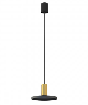 Підвісний світильник Nowodvorski 8100 Hermanos B Black/Solid Brass