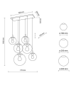 Підвісний світильник TK Lighting 5384 Esme Фото - 1