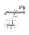 Настінний світильник Kanlux 34931 Astin LED 8W 4000K Фото - 1