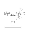 Гибкий соединитель трековых шин Nowodvorski 10167 LVM Straight Conductive Module Фото - 1