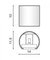 Настенный светильник Azzardo AZ2189 Leticia 6W 3000K Фото - 1