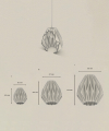 Подвесной светильник Lamped Bud M White Фото - 1