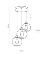 Подвесной светильник TK Lighting 2819 Cubus Graphite Фото - 1