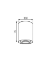 Точковий світильник Kanlux 25478 Bord XS DLP-50-B Фото - 1