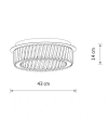 Стельова люстра Nowodvorski 11708 Luxora LED 1x20W 3000K 1800Lm Фото - 1