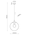 Підвісний світильник TK Lighting 5380 Esme Фото - 1