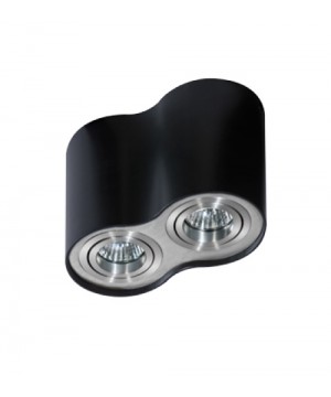 Точечный светильник AZZARDO GM4200-BK-ALU BROSS 2 Black-aluminium Точечный светильник AZZARDO GM4200-BK-ALU BROSS 2 Black-aluminium