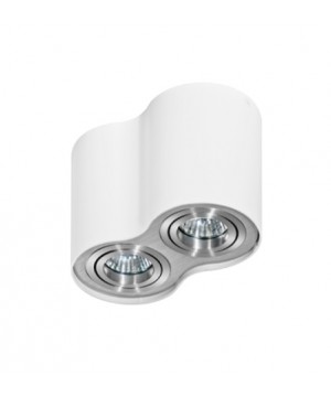 Точечный светильник AZZARDO GM4200-WH-ALU BROSS 2 White-aluminium Точечный светильник AZZARDO GM4200-WH-ALU BROSS 2 White-aluminium