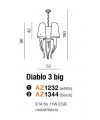 Люстра Azzardo AZ1232 Diablo 3 Big (AD8074-3 BIG WH) Фото - 1
