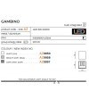 Настенный светильник Azzardo AZ0950 Gambino (LC8005 WH) Фото - 1