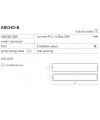 Настенный светильник Azzardo AZ0327 Archo 2B (AX6068-36W-2B) Фото - 1