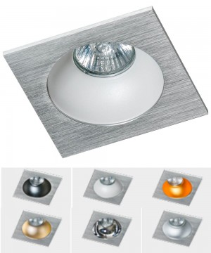 Точечный светильник AZZARDO GM2118S-ALU HUGO 1 Downlight Alu Точечный светильник AZZARDO GM2118S-ALU HUGO 1 Downlight Alu