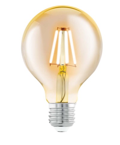 Лампа светодиодная Eglo 11522 G95 4W Amber 