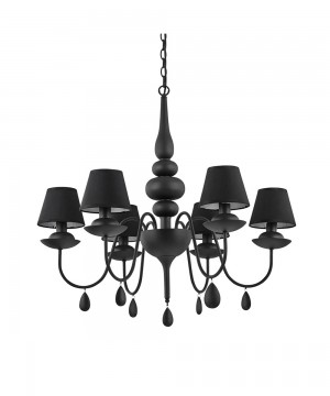 Люстра Ideal Lux 111872 Blanche Nero SP6