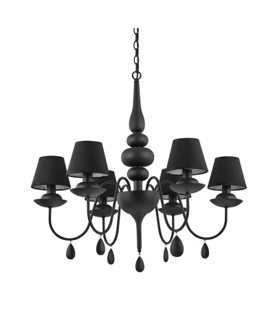 Люстра Ideal Lux 111872 Blanche Nero SP6