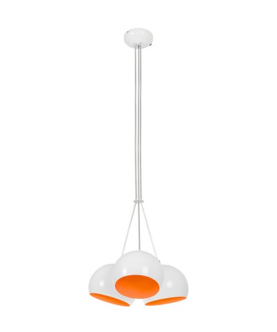 Подвесной светильник Nowodvorski 6581 Ball White Orange Fluo
