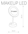 Настольная лампа Nowodvorski 9504 Makeup LED Фото - 1