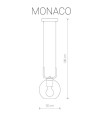 Підвісний світильник Nowodvorski 9364 Monaco Фото - 1