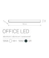 Стельовий світильник Nowodvorski 9358 Office LED Фото - 1