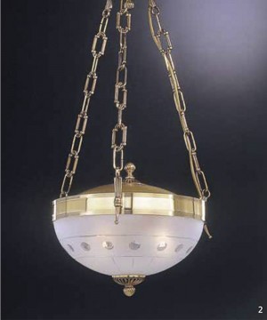 Подвесной светильник RECCAGNI ANGELO L 750/2 Oro Francese