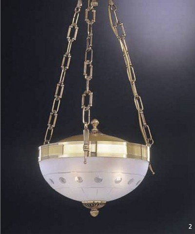 Підвісний світильник Reccagni Angelo L 750/2 Oro Francese