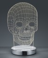 Настольная лампа Reality R52461106 Skull Фото - 1
