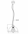 Підвісний світильник Zuma Line TS-071003PM-BKGO Antenne Фото - 1