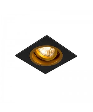 Точечный светильник Zuma Line 92706 Chuck Dl Square Black-Gold Точечный светильник Zuma Line 92706 Chuck Dl Square Black-Gold