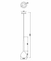 Подвесной светильник ZUMA LINE MD2128-1R Libra Фото - 1