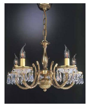 Подвесная люстра RECCAGNI ANGELO L 4751/5 Oro Francese Подвесная люстра RECCAGNI ANGELO L 4751/5 Oro Francese