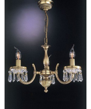 Подвесная люстра RECCAGNI ANGELO L 4751/3 Oro Francese Подвесная люстра RECCAGNI ANGELO L 4751/3 Oro Francese