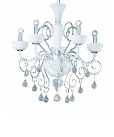 Люстра Ideal Lux 022789 LILLY SP5 BIANCO