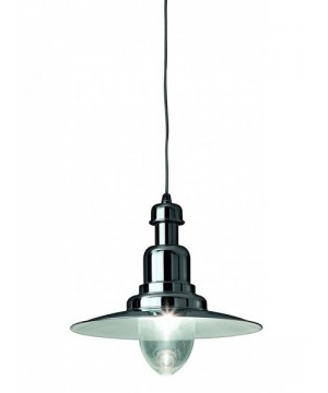 Подвесной светильник IDEAL LUX 004976 FIORDI SP1 BIG CROMO Подвесной светильник IDEAL LUX 004976 FIORDI SP1 BIG CROMO