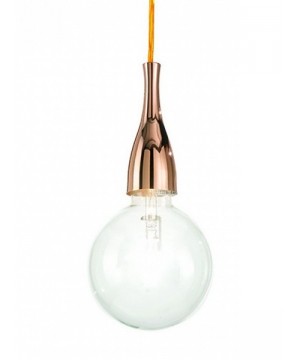 Подвесной светильник IDEAL LUX 009391 MINIMAL SP1 ORO Подвесной светильник IDEAL LUX 009391 MINIMAL SP1 ORO