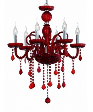 Люстра Ideal Lux 027418 GIUDECCA SP6 ROSSO